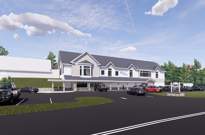 grace cottage new clinic rendering
