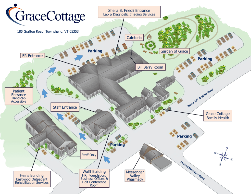 Grace Cottage Map 2025