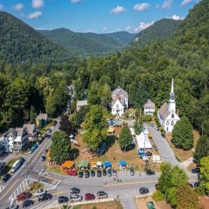 Hospital Fair Day by drone